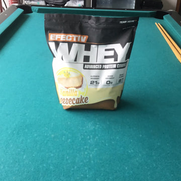 Whey Protein vanilla cheesecake